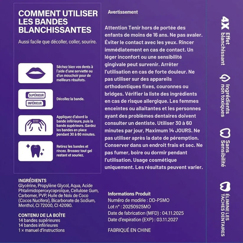 Healpy™ Strisce Sbiancanti Viola